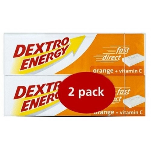 Dextro Energy Fast Direct Orange Vitamin C 2 Pack 5000184331070