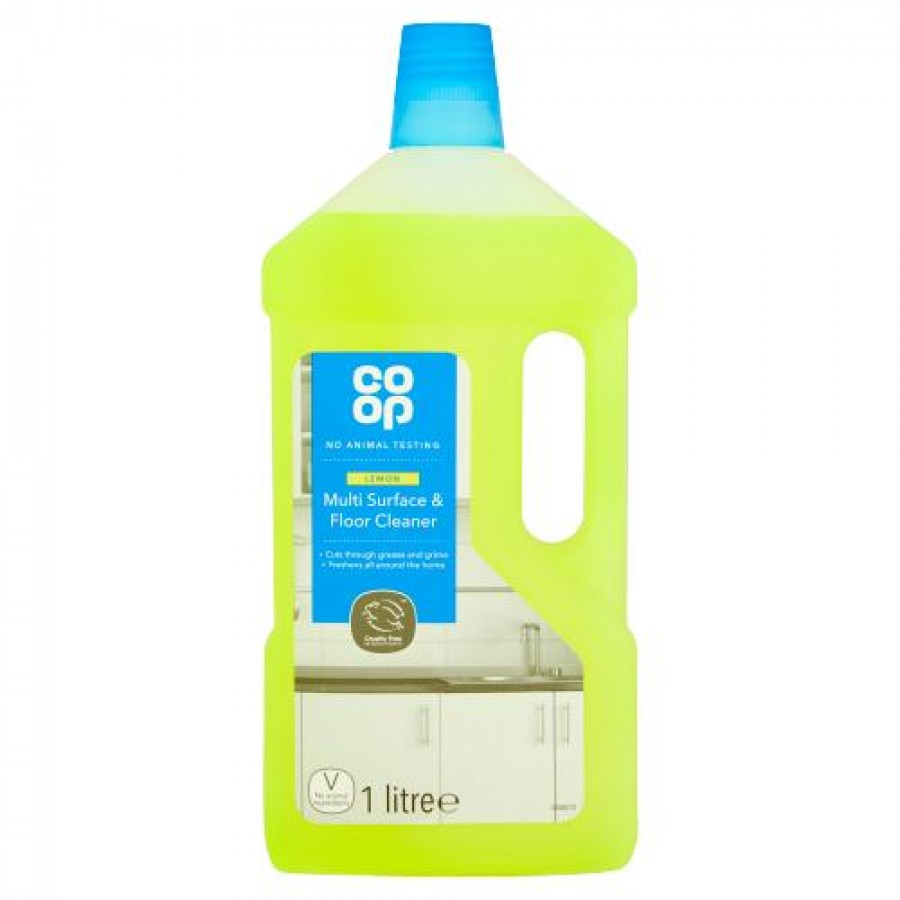 CO OP MULTI SURFACE CLEANER LEMON 1LTR / 5000128817820