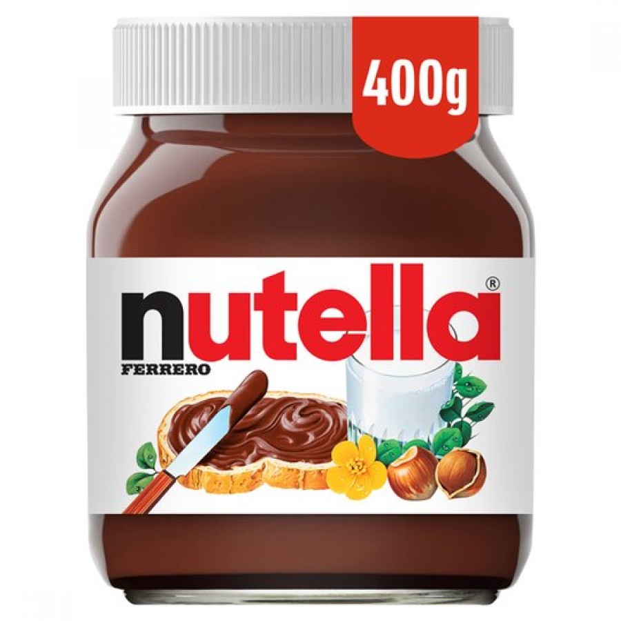 NUTELLA HAZELNUT CHOCOLATE SPREAD 400G / 8000500289464
