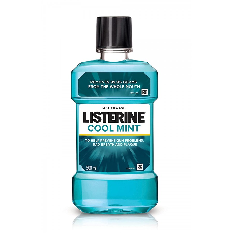 LISTERINE MOUTHWASH, COOL MINT 500ML / 5010123703585