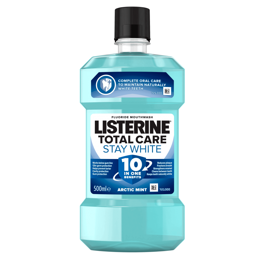 LISTERINE MOUTH WATER 500ML STAY WHITE / 5010123726621