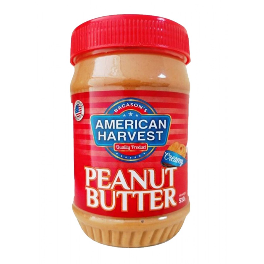 Peanut Butter Creamy American Harvest 510g / 8906034814120