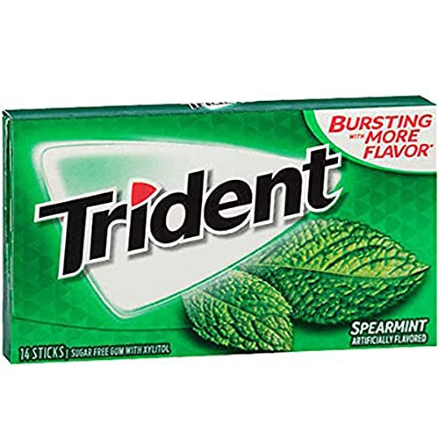 TRIDENT  Spearmint Flavor   14STICK / 070221008703