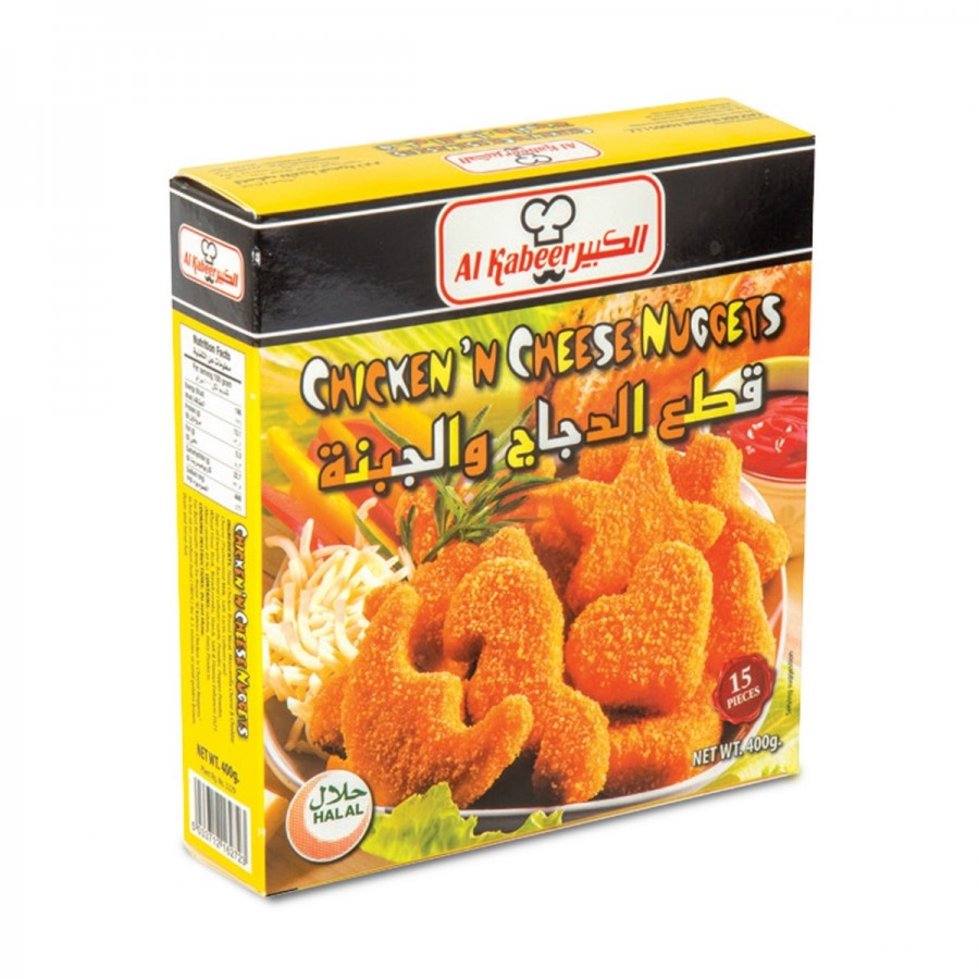 Al kabeer Chicken & Cheese nuggets 400gm / 5033712162723