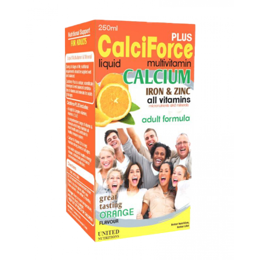 Calciforce Plus Calcium Iron & Zinc 250ml / 8698636155045