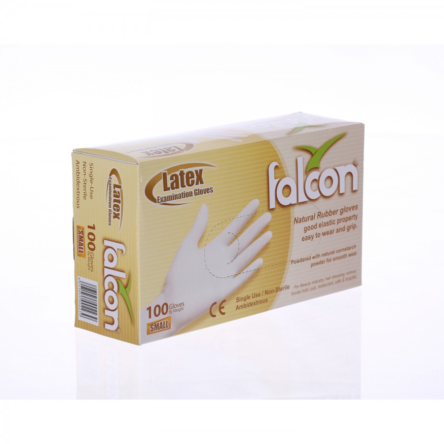 Falcon Latex Examination Gloves Small 6291055002239