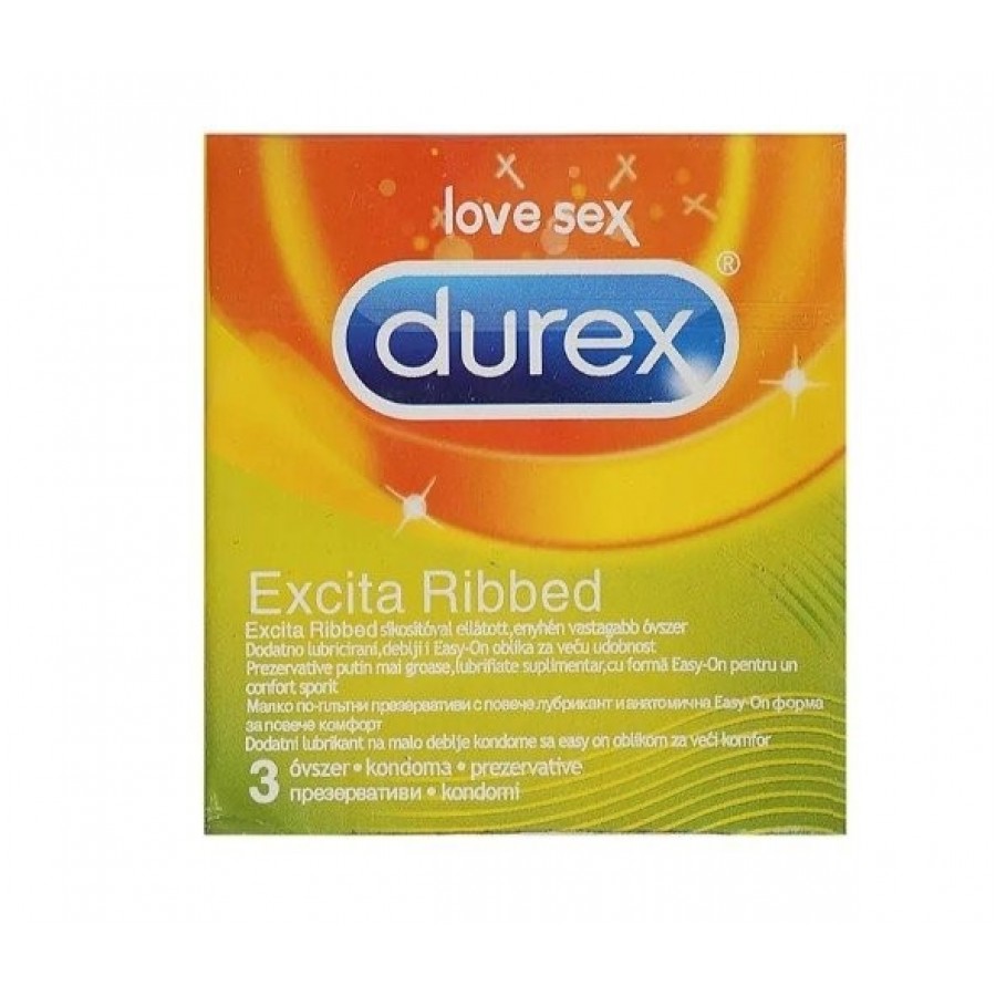 Durex Love Sex Excita Ribbed 6923146198070