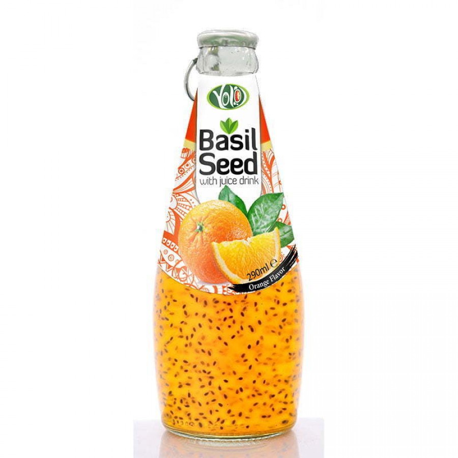 Basil Seed Drink With Orange Flavour 290 Gm 8858768025993