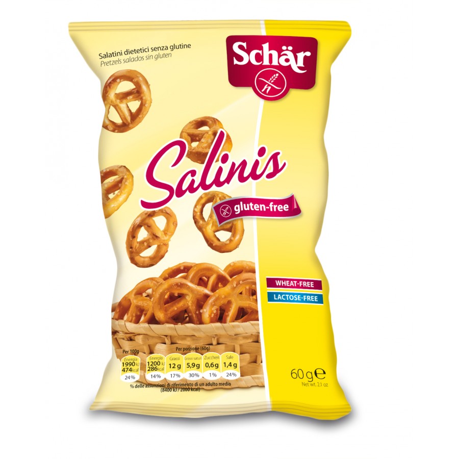 SCHAR GLUTEN FREE PRETZELS 60gm / 8008698002070