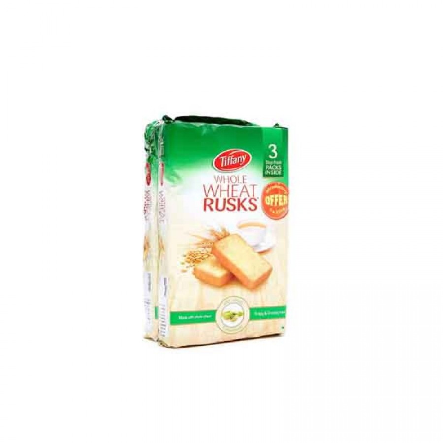 RUSK TIFFANY FLOW PACK (WHOLE  WHEAT) 335GM / 6291003012082