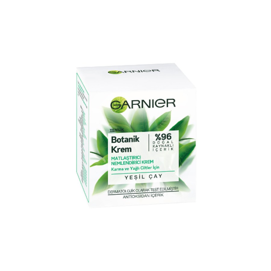 Garnier Botanical Mattifying Moisturizing Cream 50ml - Green Tea (3600542045599)