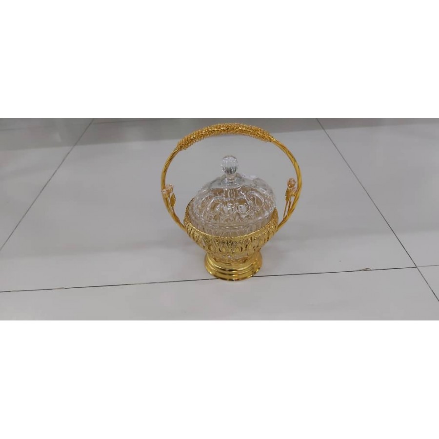 Superior Quality Glass Basket (10334)
