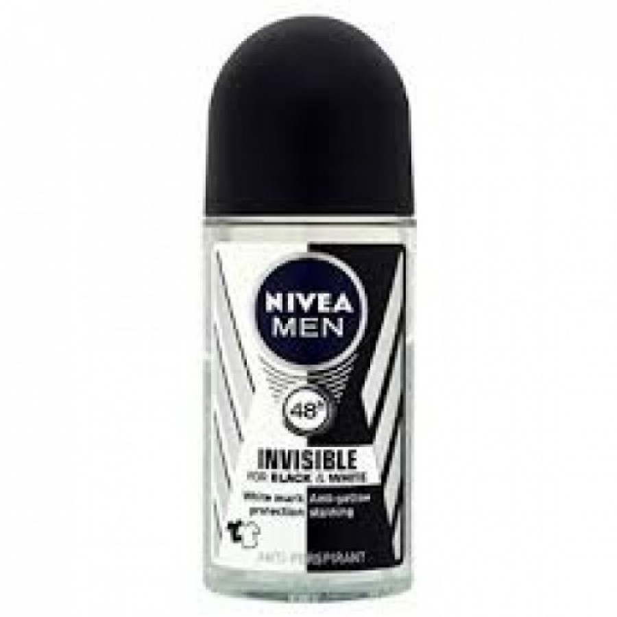 Nivea Men Invisible Black and White Deodorant 50ml (8999777004552)