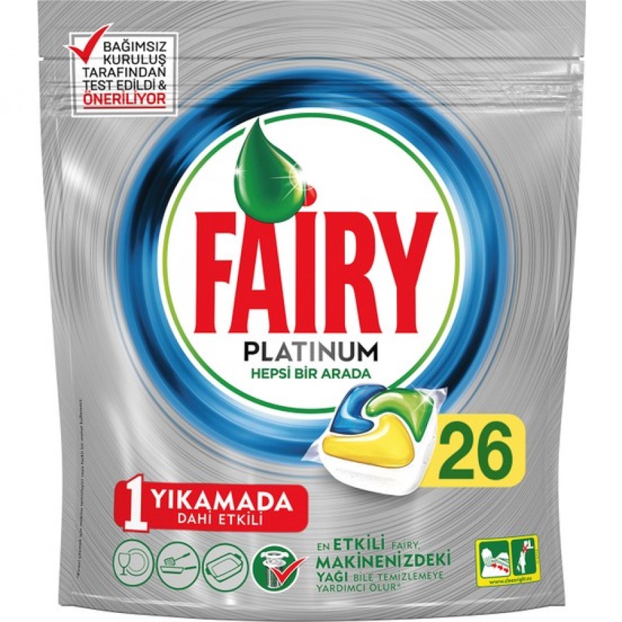 Fairy Platinum Dish Washing tablets 26 tabs (8001090507396)