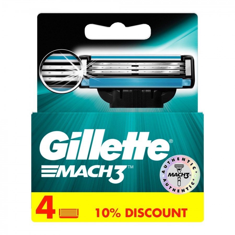 Gillette Mach3 4 Blades (3014260243531)
