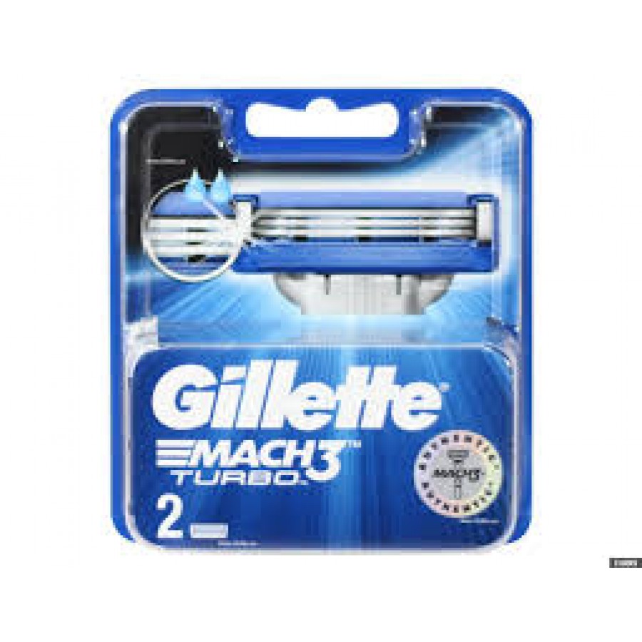 Gillette Mach3 Turbo 2 Blades (3014260275143)