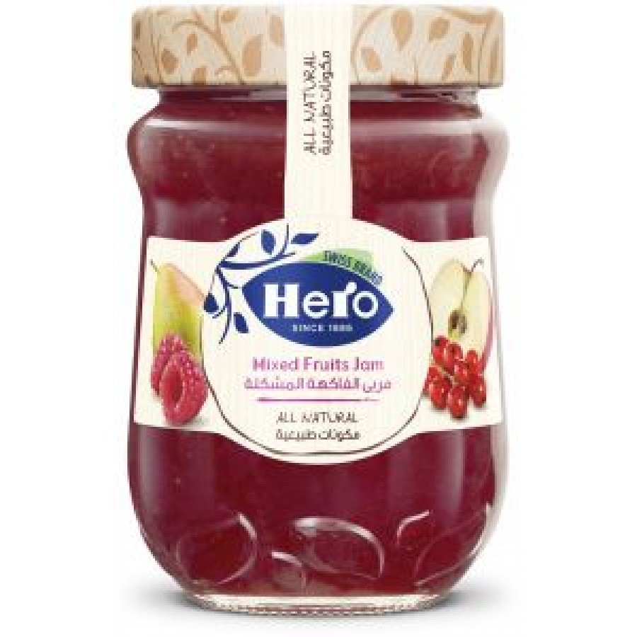 Hero Mixed Fruit Jam 350g / 6221024270192