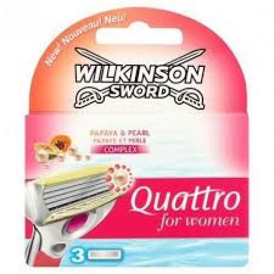 Wilkson Sword Quattro For Women 3 Blades (4027800414345)