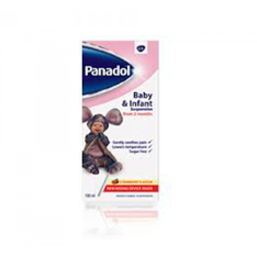 Panadol Baby & Infant strawberry Flavour 100ml (2961544500242)