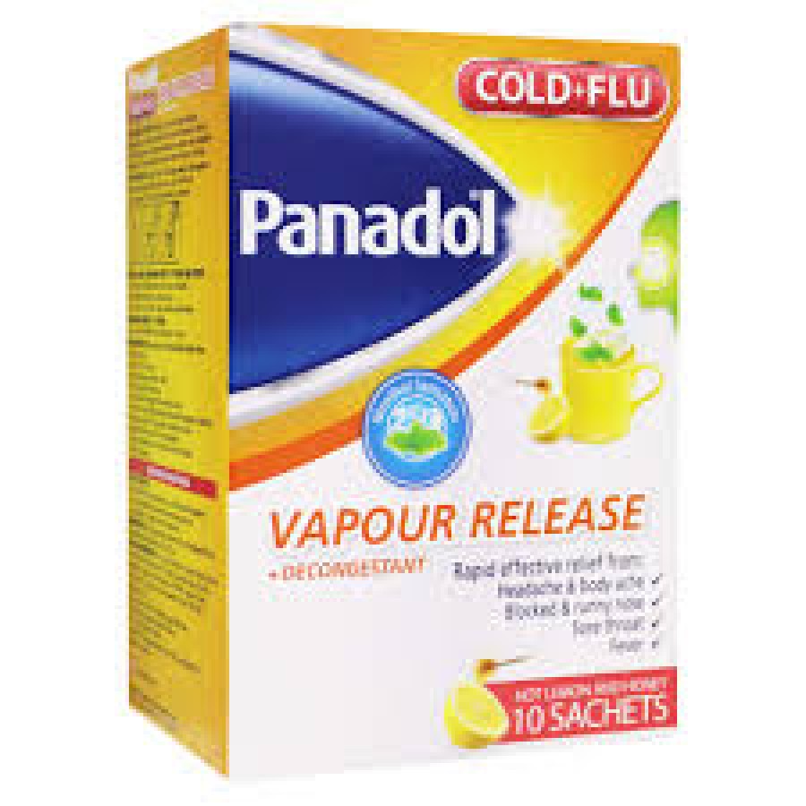 panadol cold and flu vapour release 10 sachets (6805699953736)
