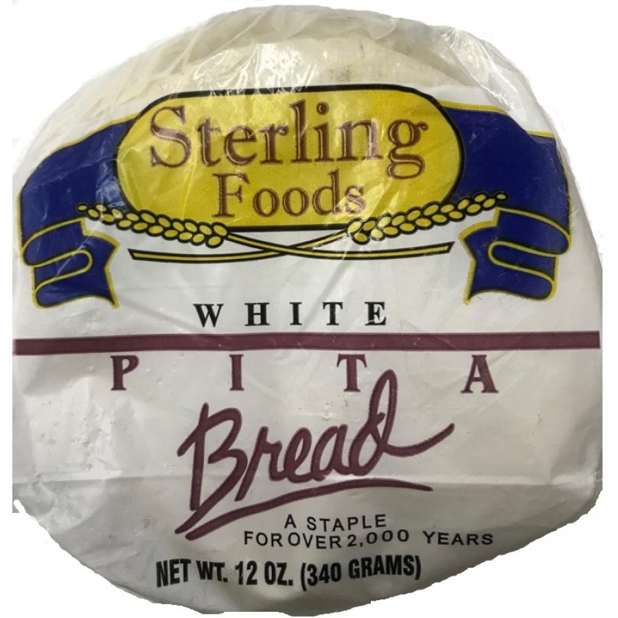 Sterling White pita Bread 340g  (072296000132)