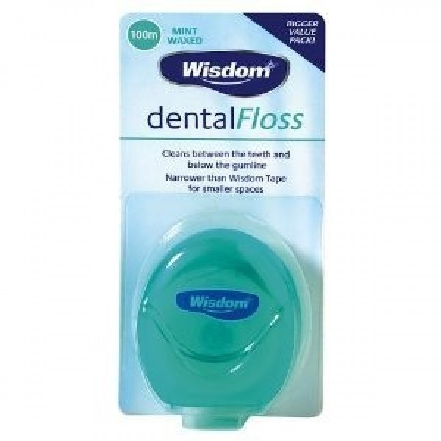 Wisdom Dental floss 100m (5028763006409)