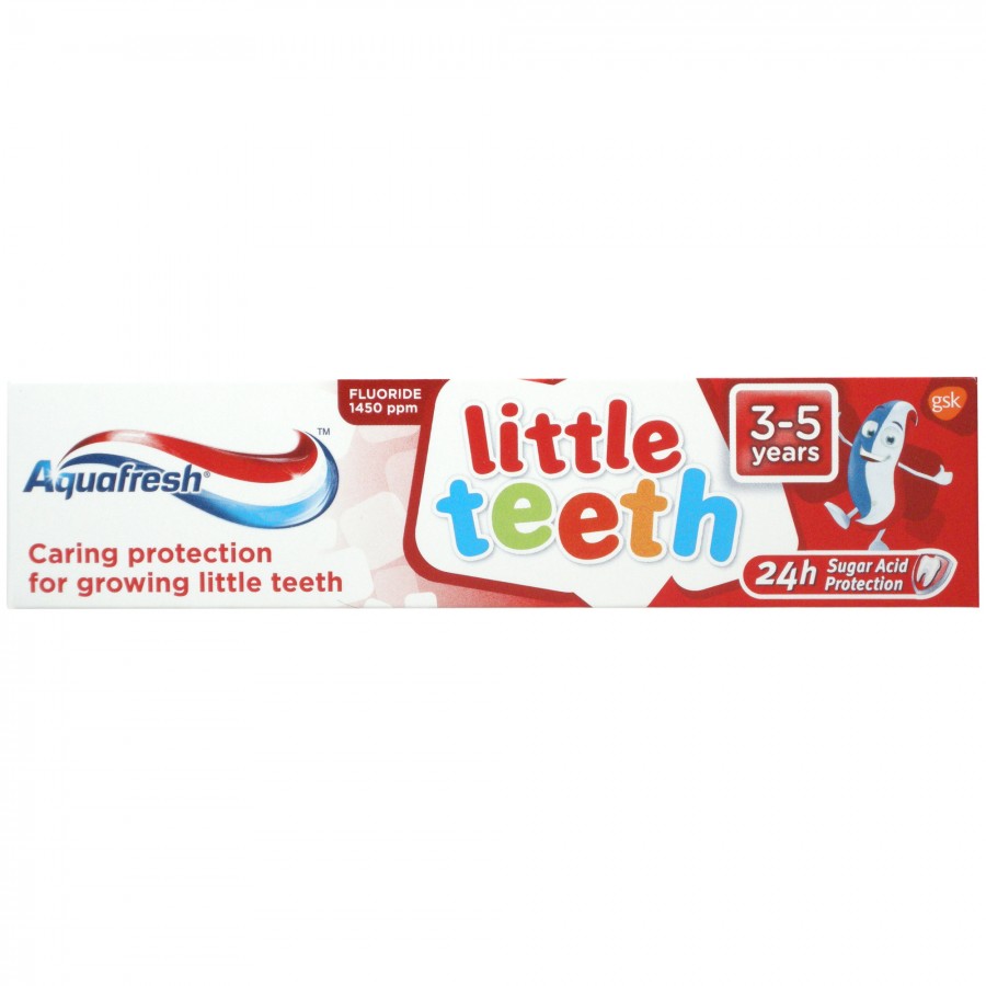 Aquafresh little teeth 3-5 years kid toothpaste 50ml (5000347090943)