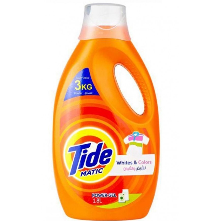 Tide automatic white and color power gel 1.8litre (6291107553153)