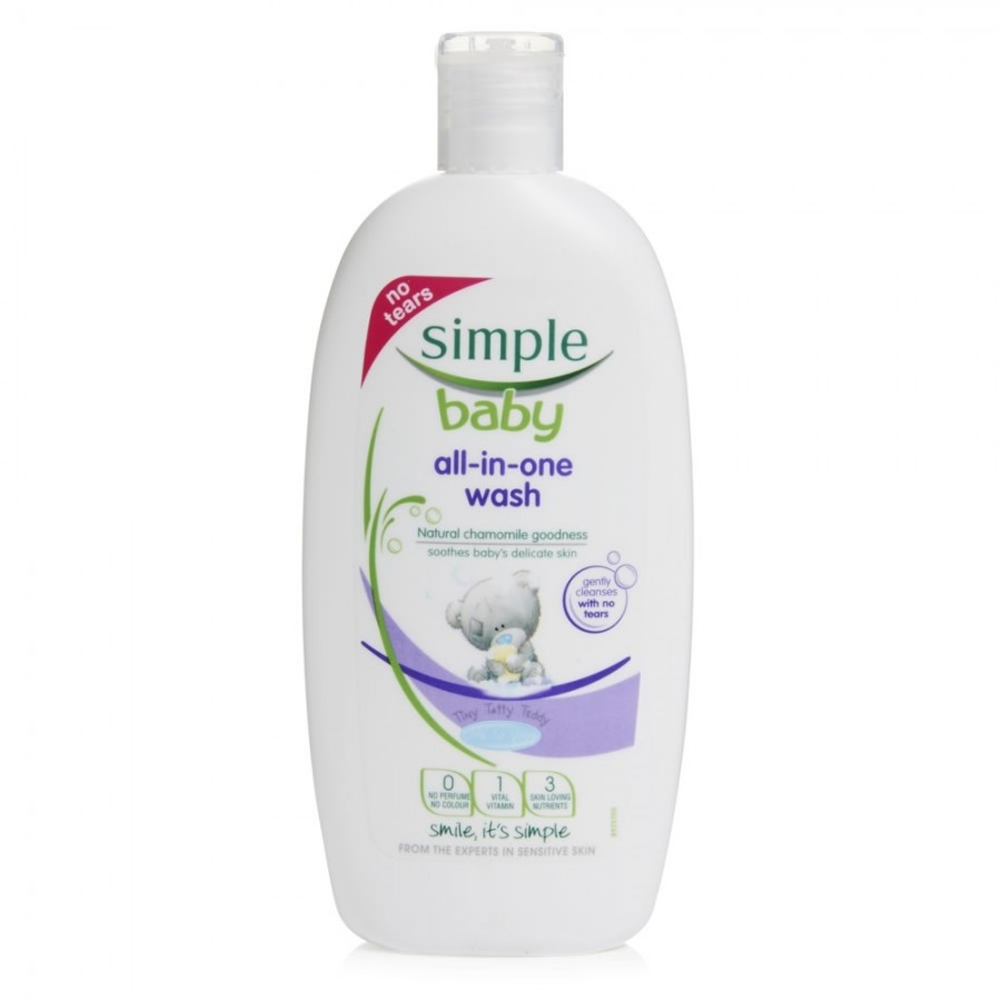 Simple Baby All In One Wash Shampoo 300ml (5011451106260)