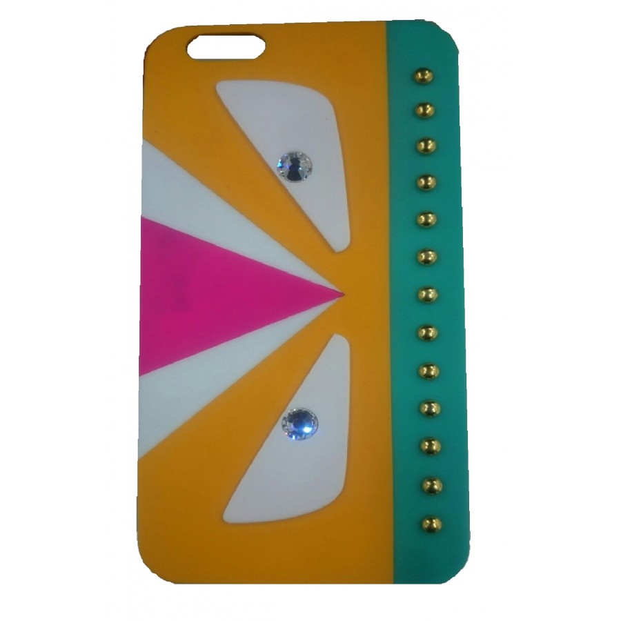iPhone 6 Mobile Cover  (Yellow, White, Pink & Light Green color 1515-4)