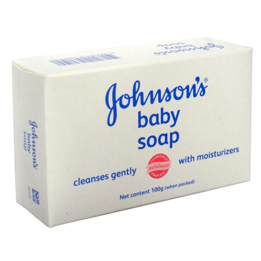 Johnsons Baby Soap Gently Cleaning Enriched With Moisturizer 100g (4801010560500)
