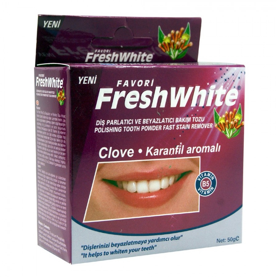 Freshwhite Dental Polishing Powder 50Gr Clove (8697417441131)