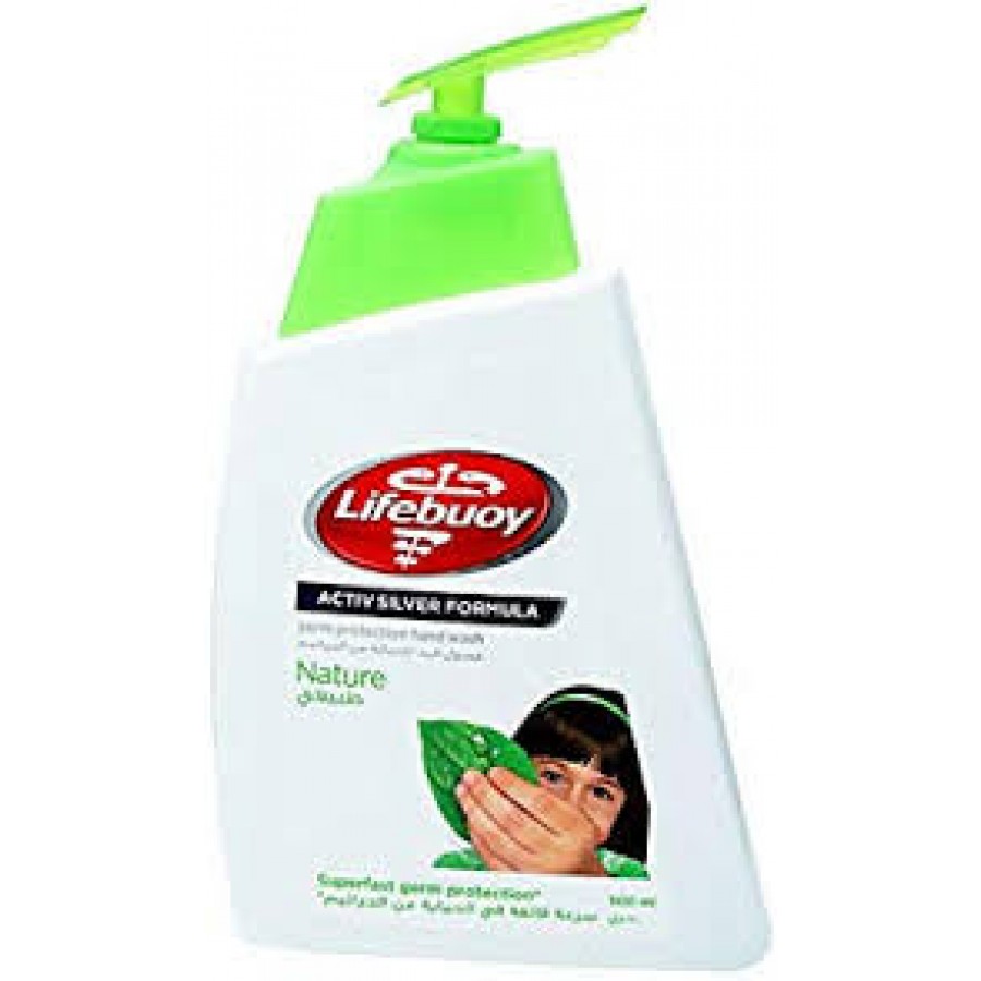 Lifebuoy activ silver hand soap 500ml Nature  (6281006484221)