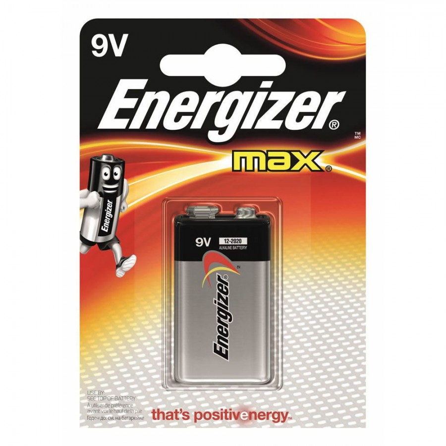 Battery 9V Energizer Max (7638900410297)