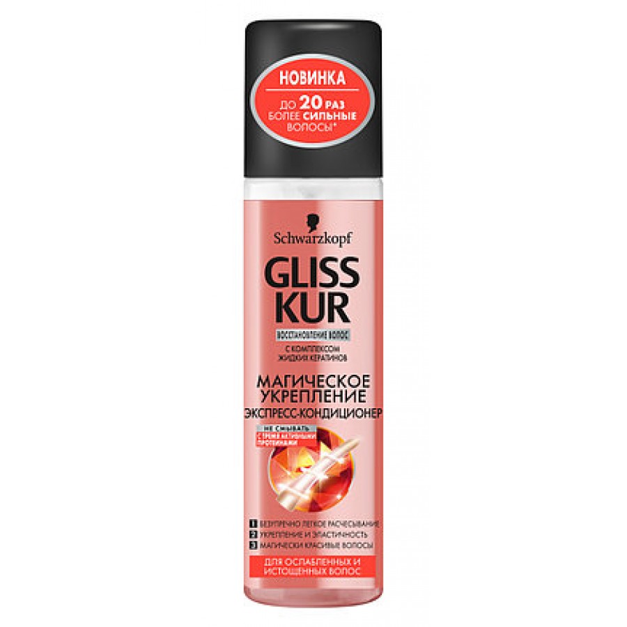Hair Conditioner Express  Repair Gliss Kur Schwarzlopf 200ml (4015100009576)
