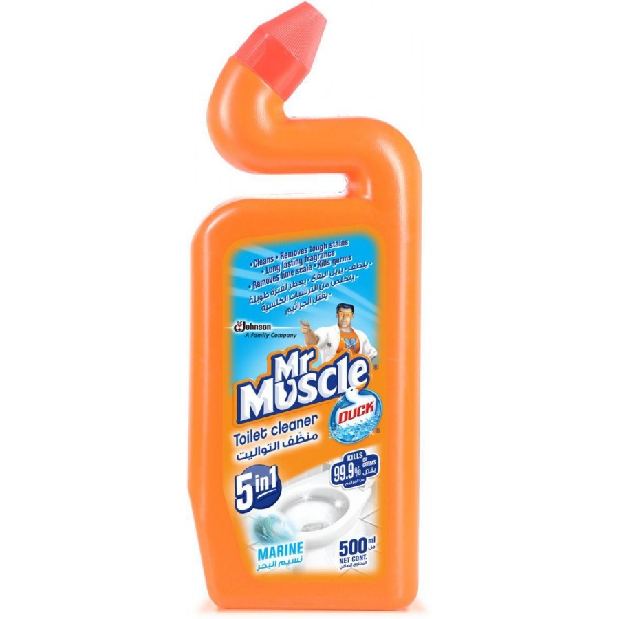 Mr Muscle Toilet Cleaner 5 in 1 Marine 500ml (6223001345213)