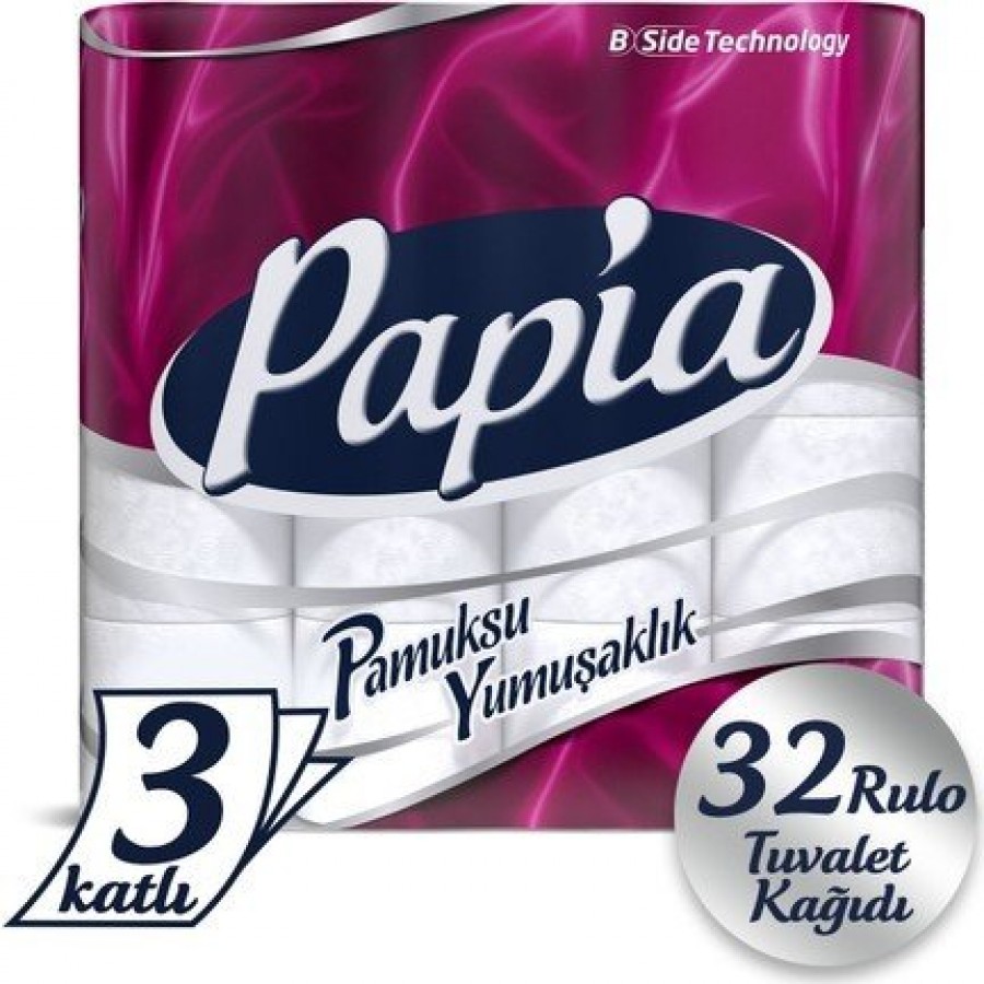Papia Cotton softness Tissue 32 roll (8690536010066)