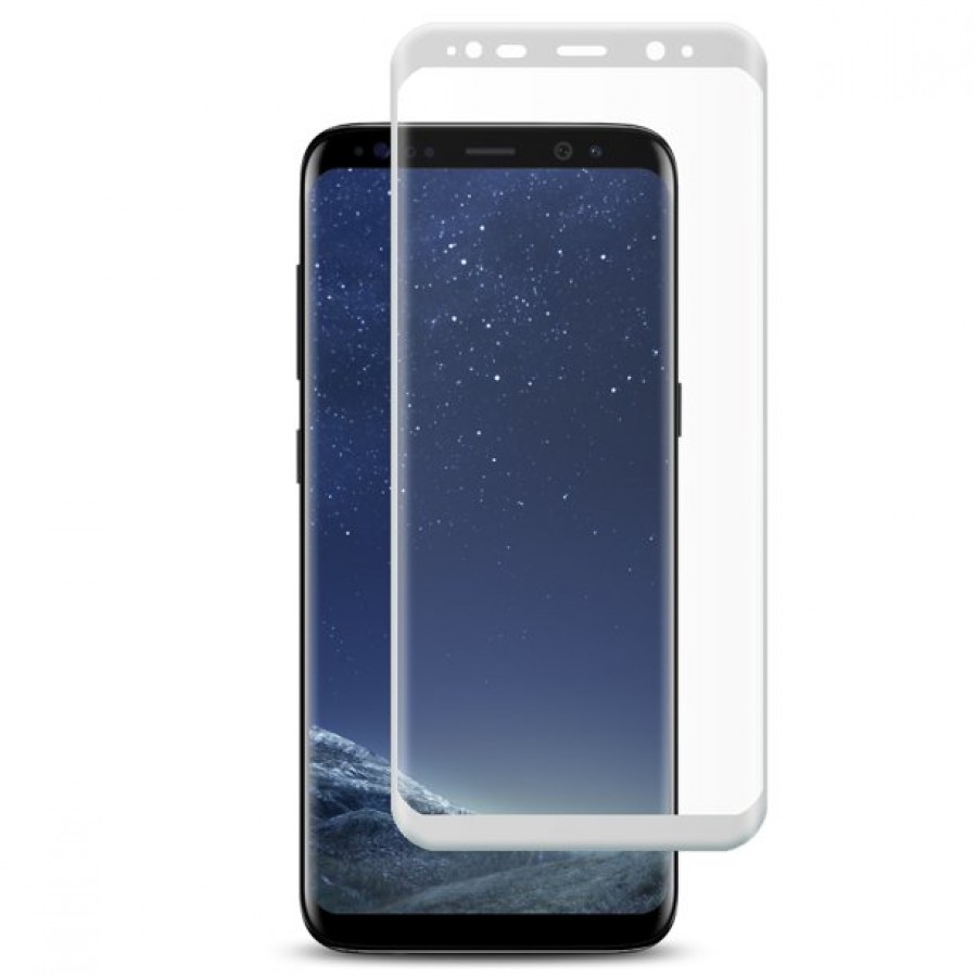 3D Full Cover Tempered Glass For Samsung S8 Plus White 6545521578876
