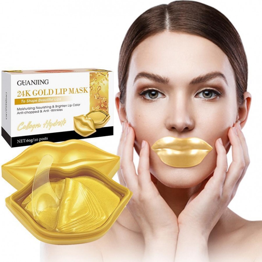 Guanjing 24k Gold lip Mask to shape beautiful lips 6932511223651