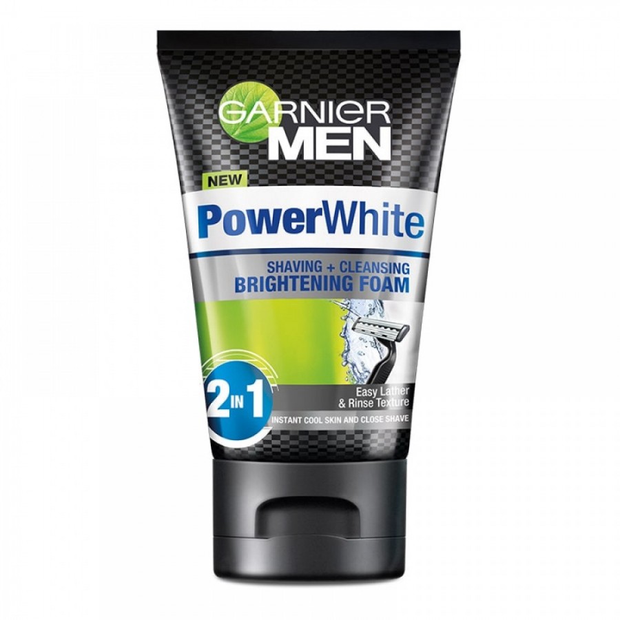 Garnier Men Power White Face Wash 100ml 8992304073441