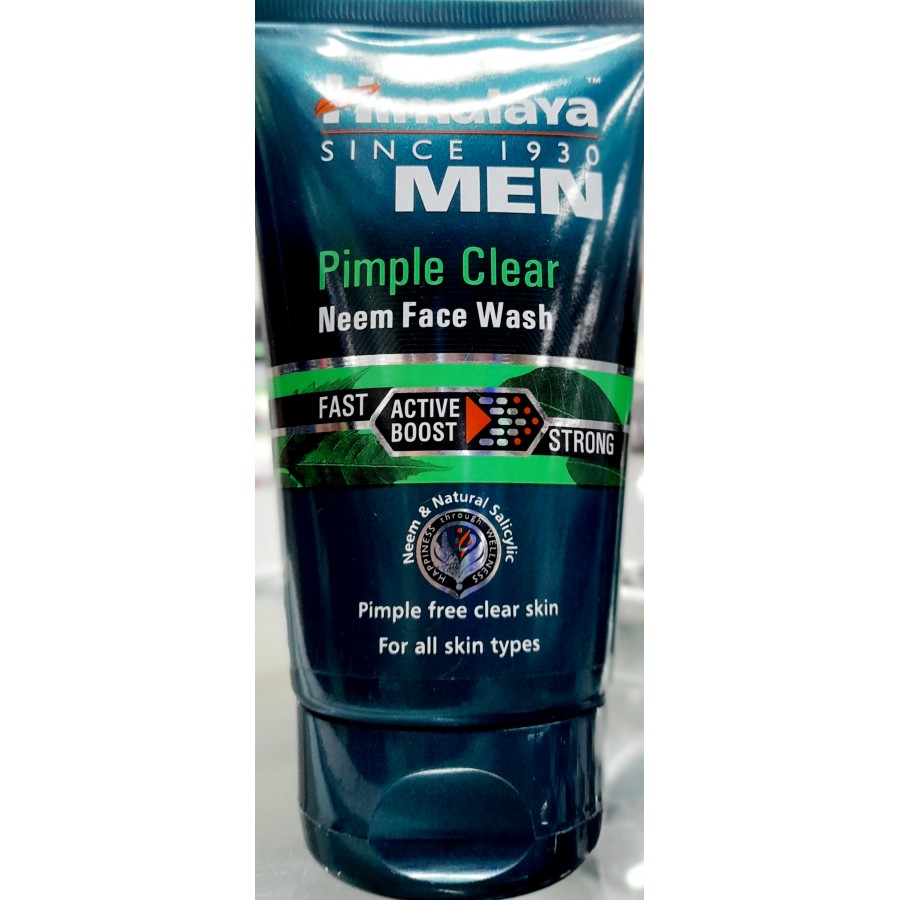 Himalaya Men Pimple Clear Neem Face Wash 8901138835330 