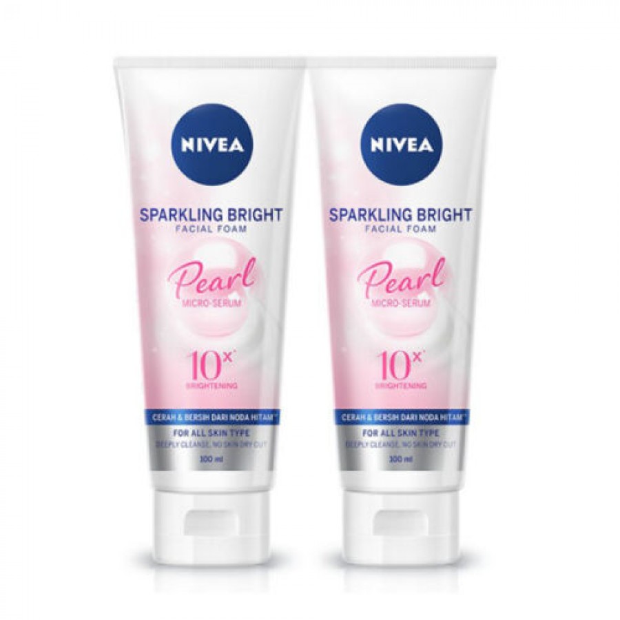 Nivea sparkling bright facial foam pearl micro-serum 100ml 8999777867249