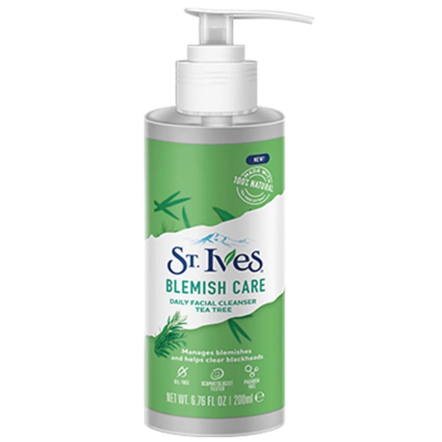 ST.Ives blemish care daily facial cleanser tea tree 200ml 8801619051832