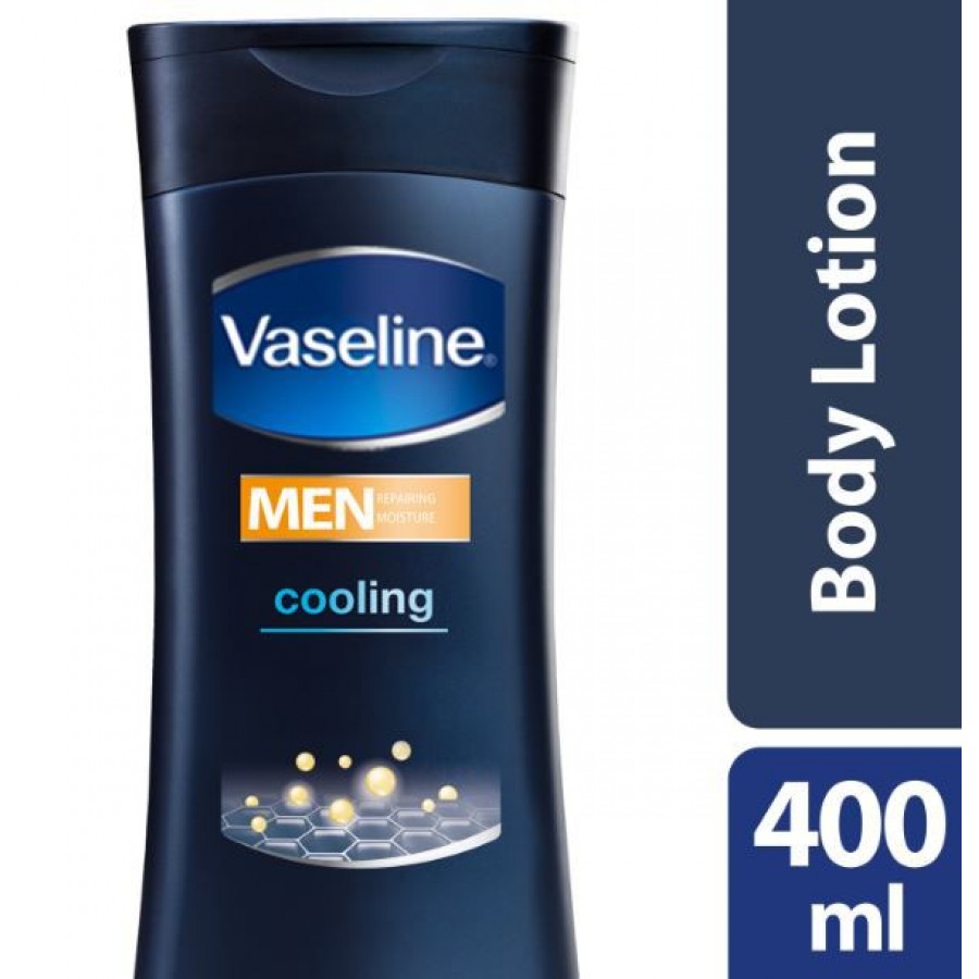 Vaseline Men Cooling Body Lotion 400ml 6001087012027