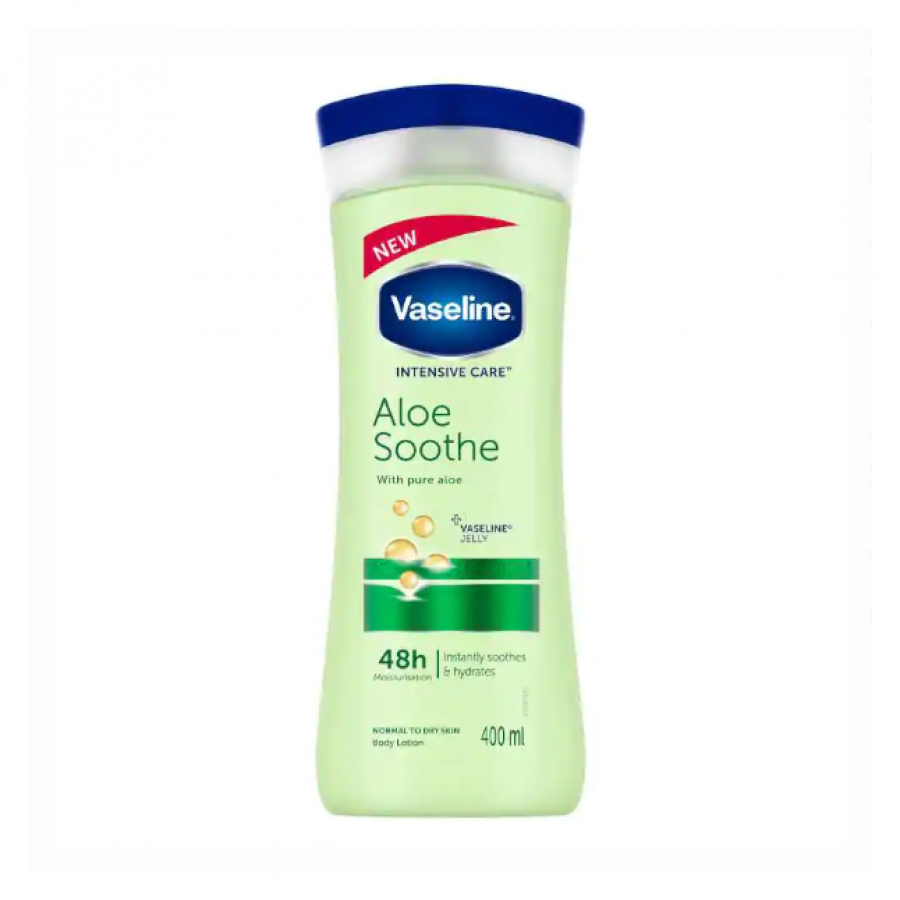 Vaseline intensive care aloe soothe body lotion 400ml 6001087357050