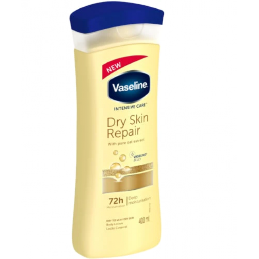Vaseline intensive care dry skin repair 400ml 6001087357043