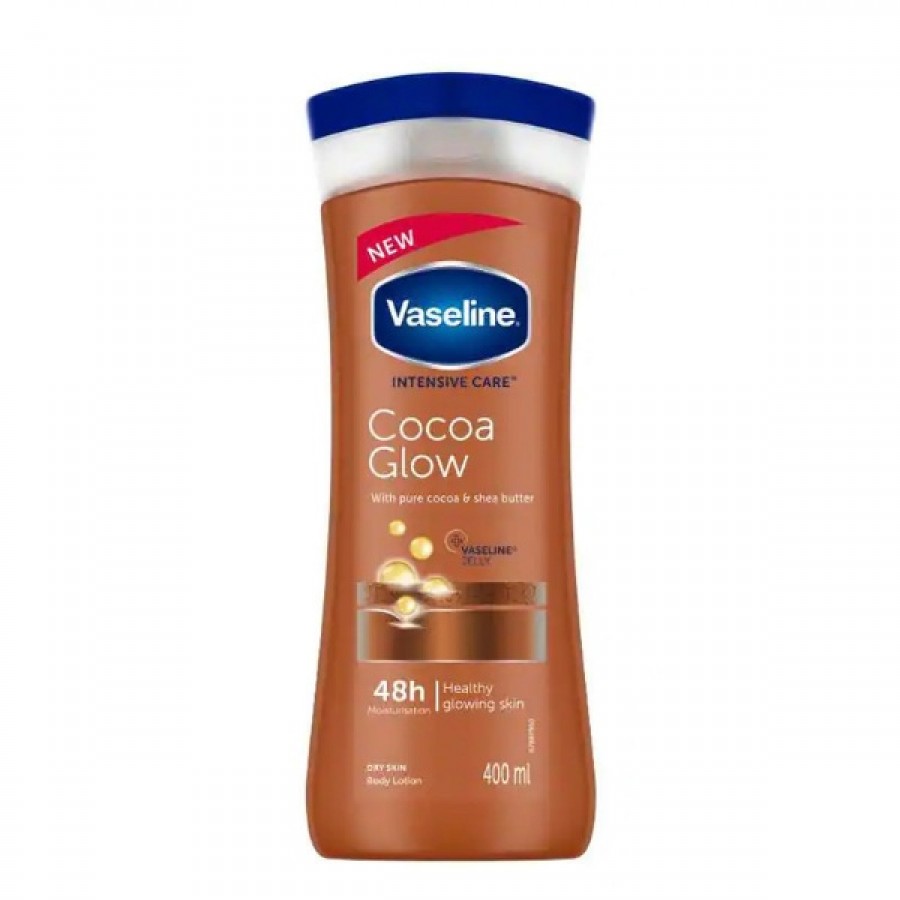 vaseline-intensive-care-cocoa-glow-body-lotion-with-pure-cocoa-butter-for-dry-skin-400ml 6001087357067