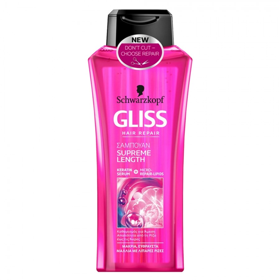 GLISS SHAMPOO 525ML SUPREME LENGTH 8690572789636