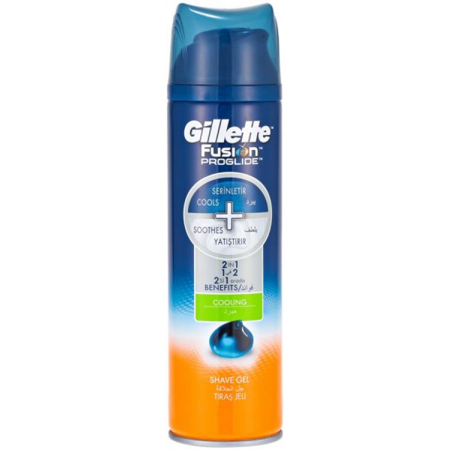 Gillette Fusion Proglide Cooling Shaving Gel 200ml (7702018368273)