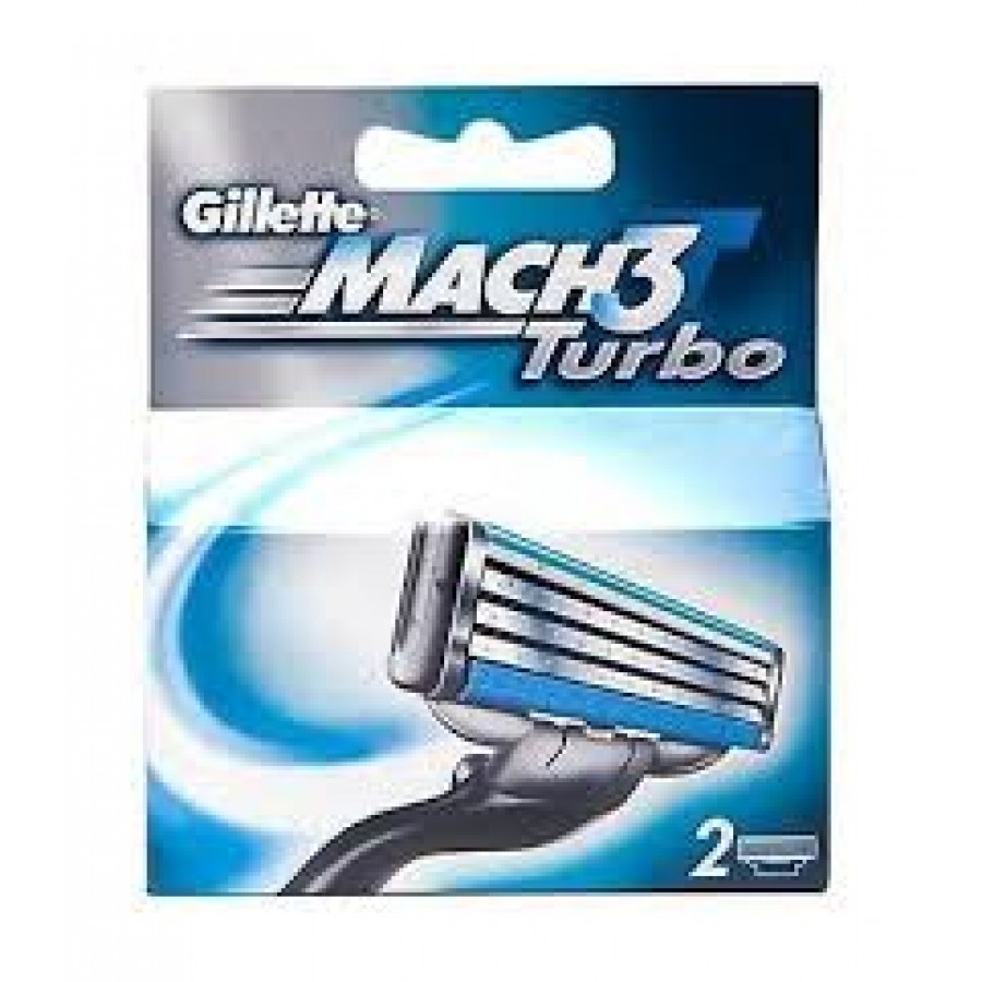 Gillette Mach3 Turbo 2 pcs (3014260275143)